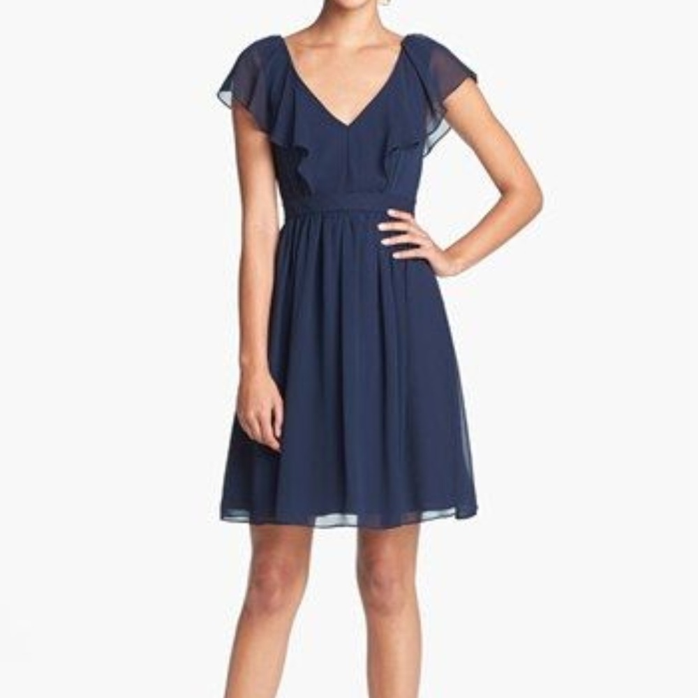 Jenny Yoo Navy Dress